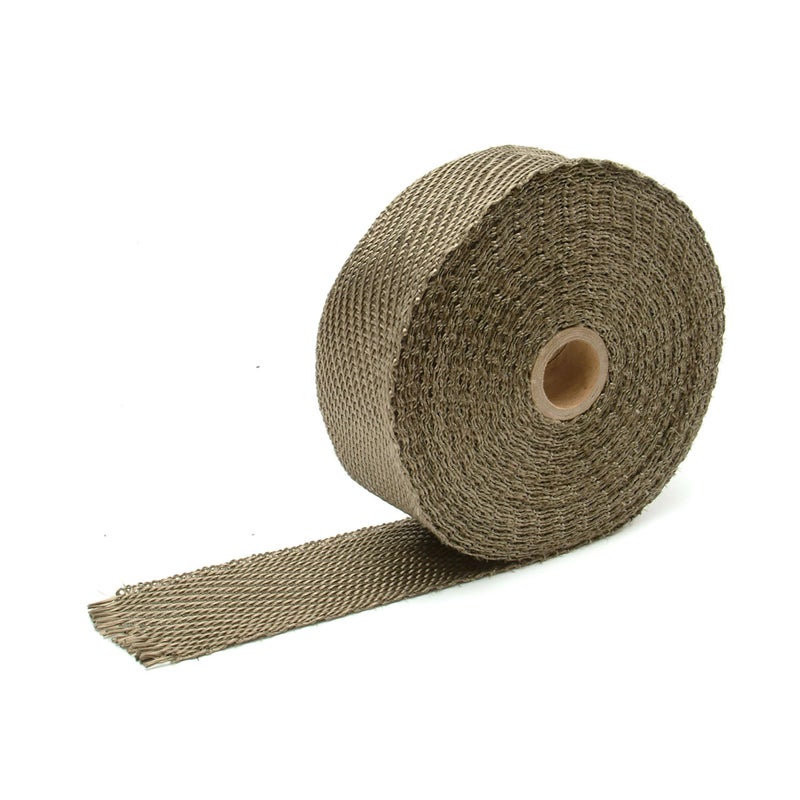 Design Engineering Titanium Exhaust Heat Wrap with Lava Rock Technology - 2" x 50' - Heat Wrap for Exhaust Pipes, Pliable Exhaust Wrap Tape, Withstands 1800Â°F Direct Heat & 2500Â°F Intermittent Heat - Image 1